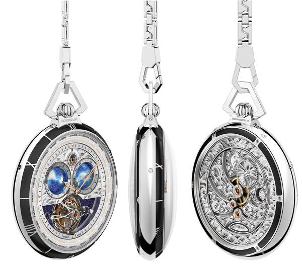 Villeret Tourbillon Cylindrique Pocket Watch 110 Years Edition de Montblanc