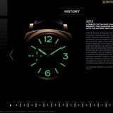 El nuevo look del site de Officine Panerai