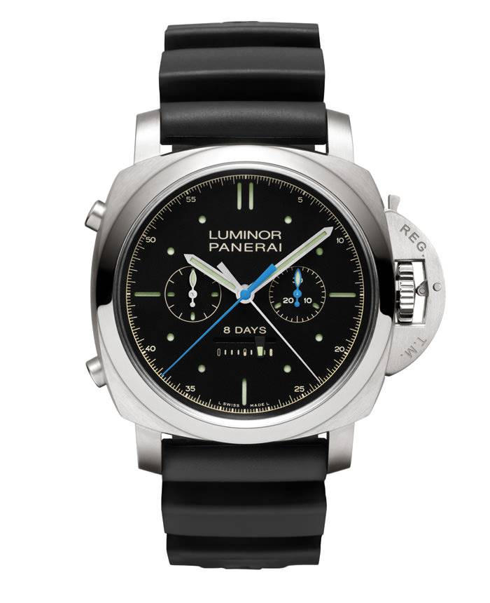 LUMINOR 1950 RATTRAPANTE 8 DAYS TITANIO de Panerai 