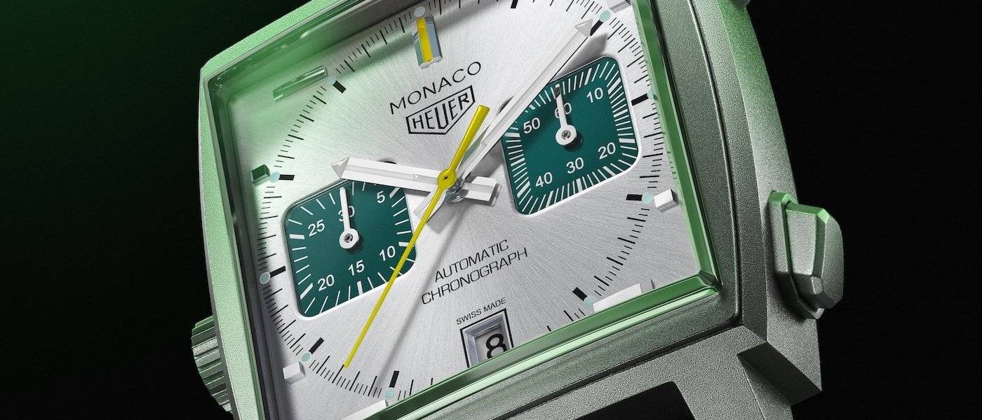 TAG Heuer Monaco Chronograph entra en un nuevo capítulo con el verde de las carreras