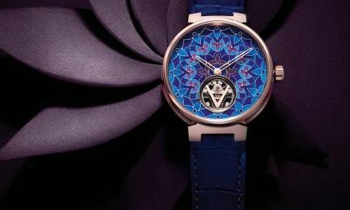 Louis Vuitton presenta el Tambour Moon Flying Tourbillon Kaleidoscope