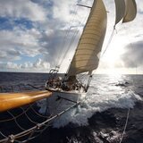 Eilean, the Bermudan ketch restored with the help of Officine Panerai