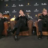 Depeche Mode: (desde la izquierda) Martin Gore, Dave Gahan y Andy Fletcher
