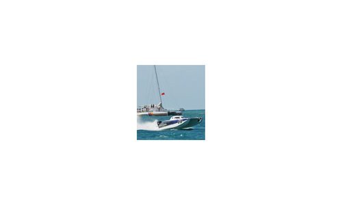 El Blacksand Offshore Boat Gana el World Champions Superboat Stock Class 2012