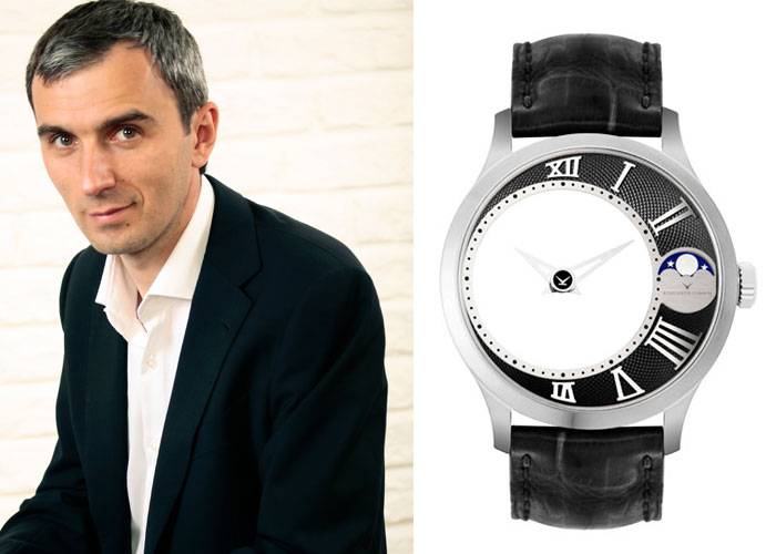 Izquierda: Konstantin Chaykin - Derecha: Un Reloj de The Levitas Collection de Konstantin Chaykin