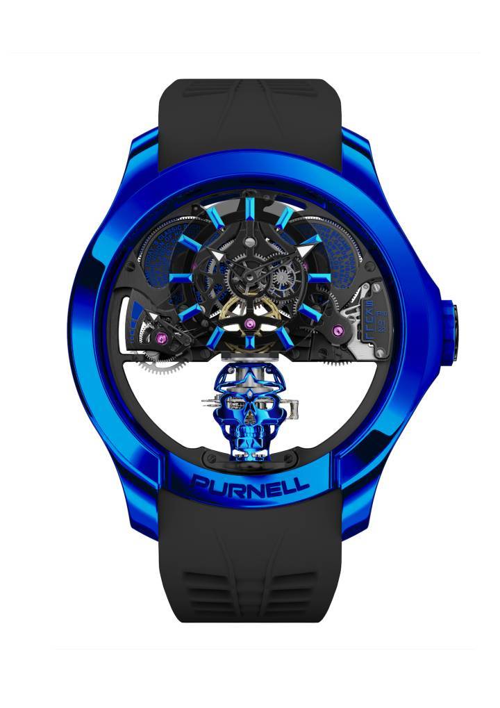 Purnell presenta el nuevo Escape Skull en el llamativo Titanium Blue Max