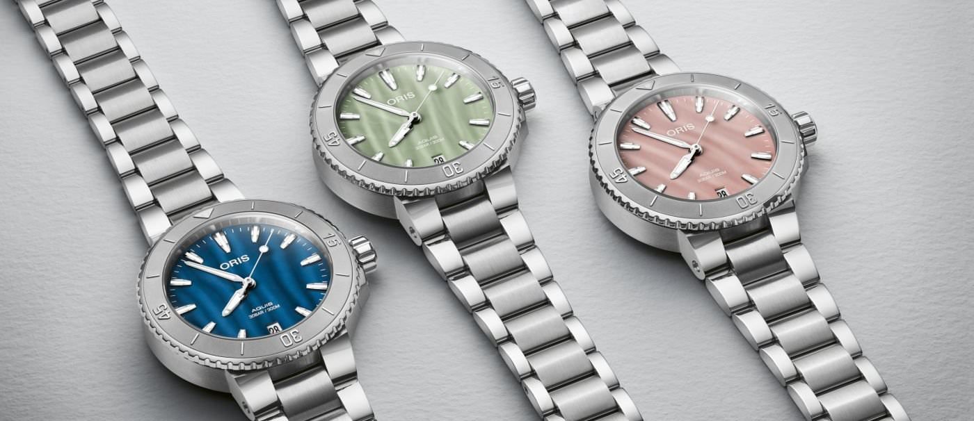 Oris presenta nuevas variaciones de su Aquis Date