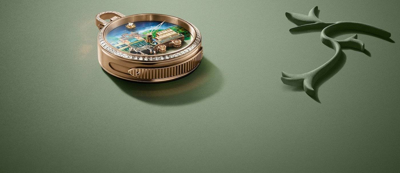 Louis Vuitton único ‘Escale à Asnières' Pocket Watch