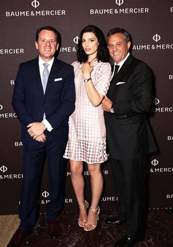 La actriz Jessica Paré en el lanzamiento del «Promesse» de Baume & Mercier