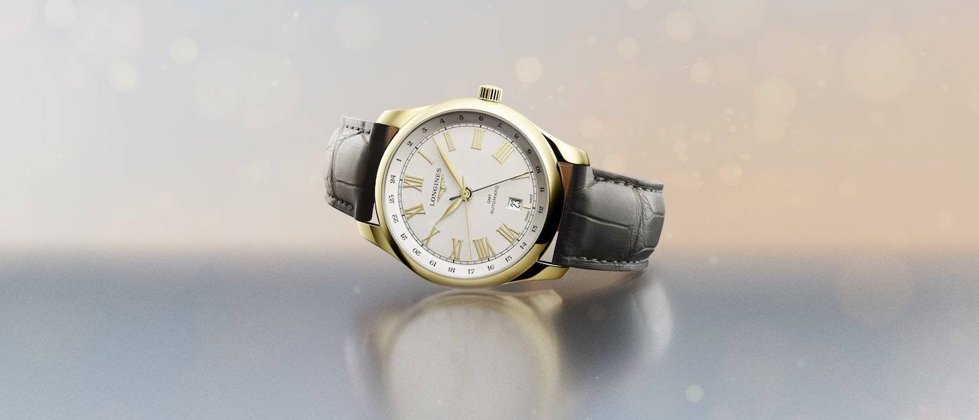 Novedad: modelos GMT en oro en la Longines Master Collection