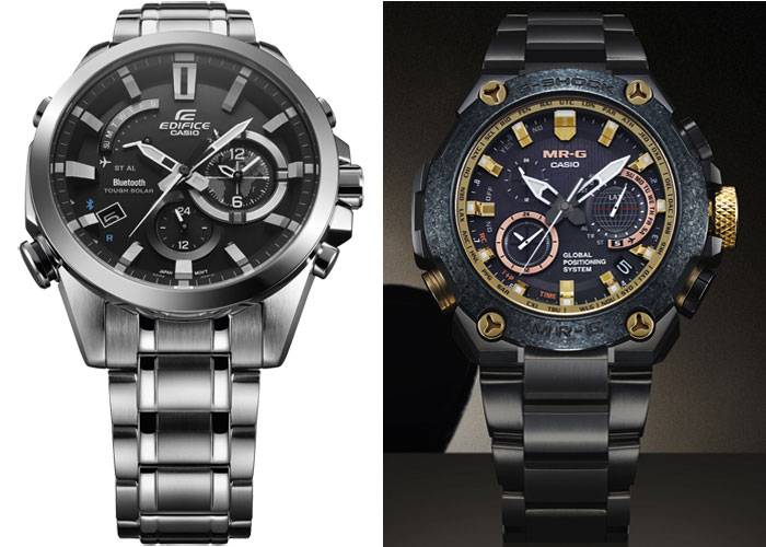 El Edifice Smartphone Link y el G-Shock MRG Special Baselworld 2015