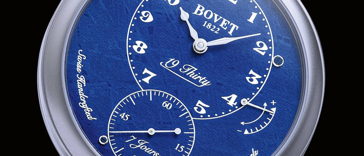 Bovet 1822 19Thirty Blue Meteorite: un trozo de cielo