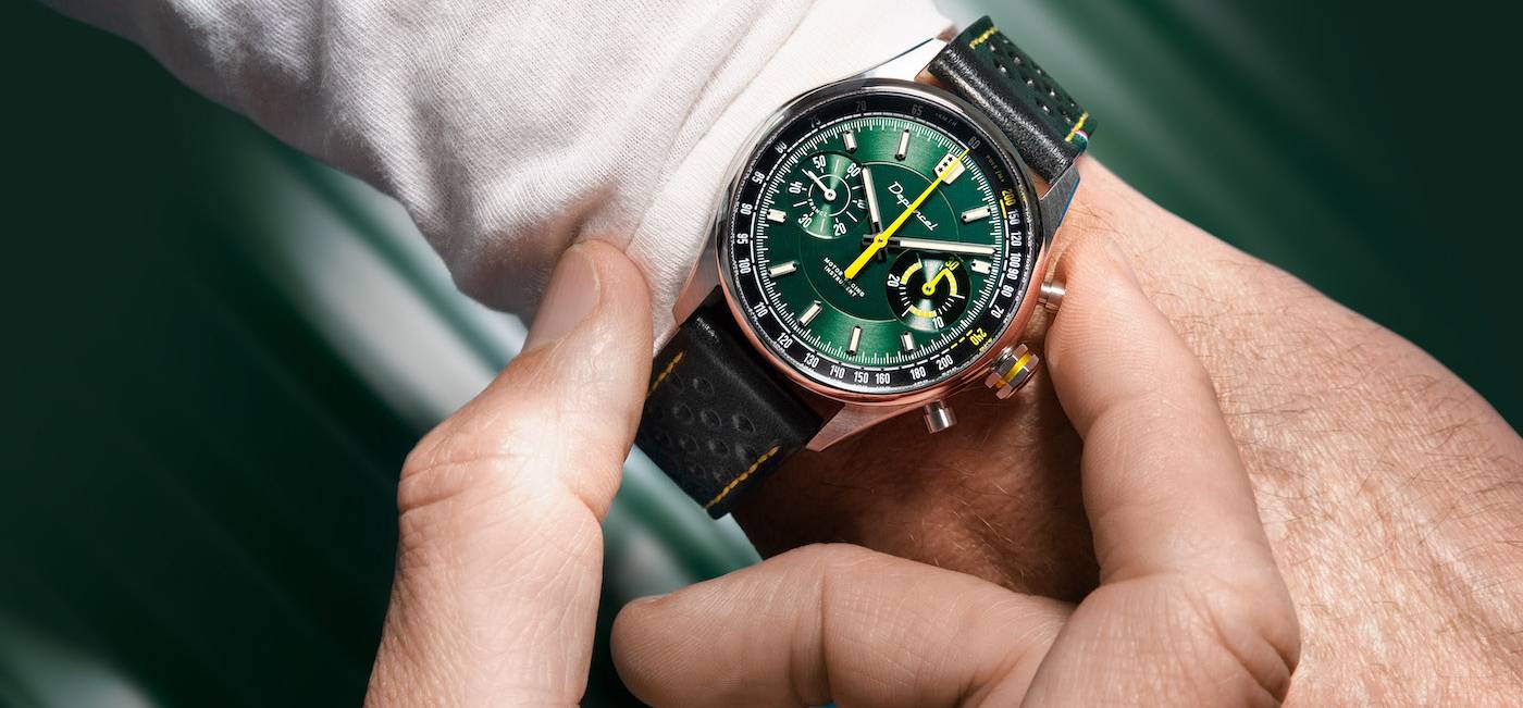 Depancel cambia de marcha con el Allure Manual Chronograph British Racing Green