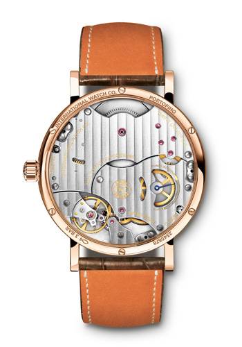 Trasera del Portofino Pure Classic en oro rojo (Ref. IW511101) de IWC 