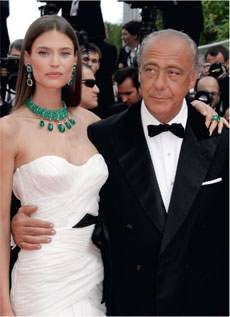 Bianca Balti con Fawaz Gruosi de de Grisogono