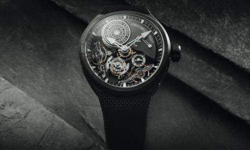 Double Balancier Convexe de Greubel Forsey en carbono