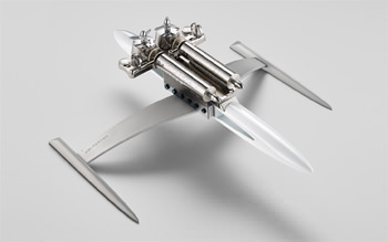 La MusicMachine de MB&F & Reuge en Blanco