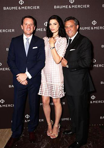La actriz Jessica Paré en el lanzamiento del «Promesse» de Baume & Mercier