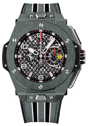 Big Bang Ferrari Grey Ceramic de Hublot (Frontal)