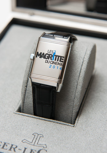 Reloj Reverso de Jaeger-LeCoulte grabado con el logo de Les Magritte