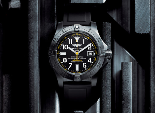 Avenger Seawolf Blacksteel Code Yellow by Breitling