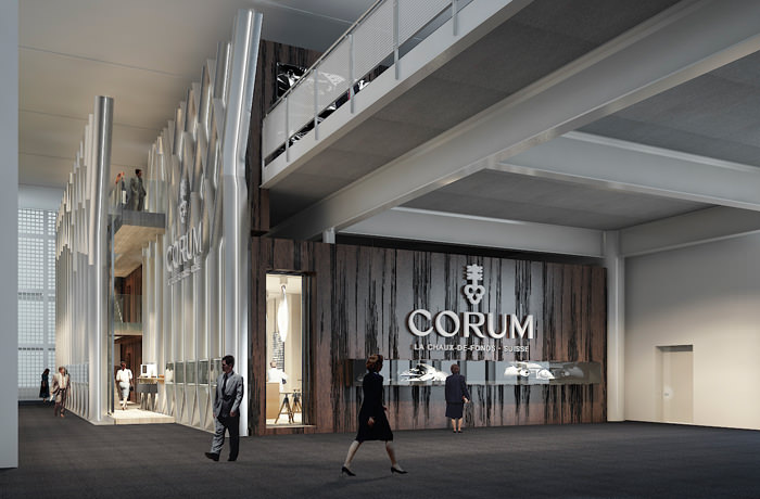 Una vista previa del nuevo stand de Corum