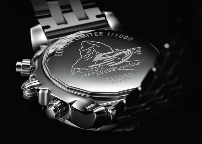 Chronomat 44 GMT “Patrouille Suisse 50th Anniversary” de Breitling (Reverso)