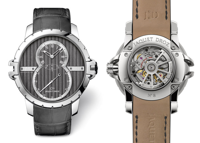 Grande Seconde SW Côtes de Genève de Jaquet Droz (Frontal y Reverso)