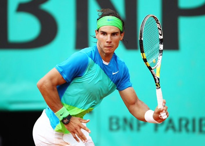 Rafael Nadal llevando el RM 027 en 2013