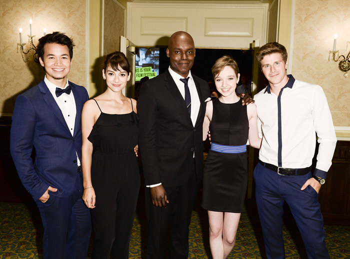 El Director Artíastico Cameron Bailey con las 2014 TIFF rising stars
